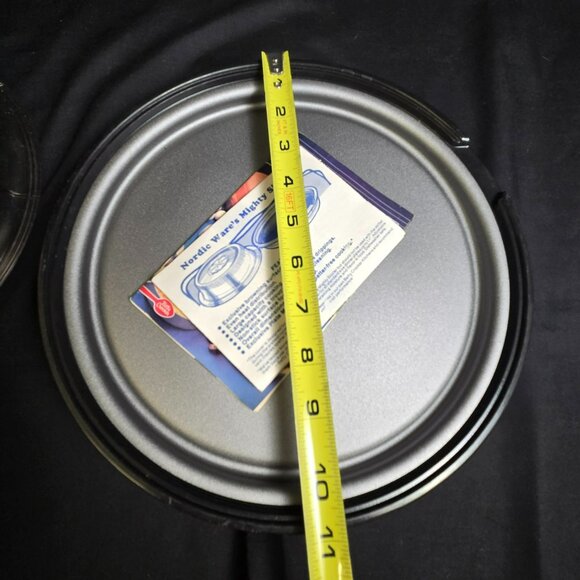 Nordic Ware Mighty Sizzler Microwave Browning / Grilling Pan Lid Accessory - Picture 10 of 12